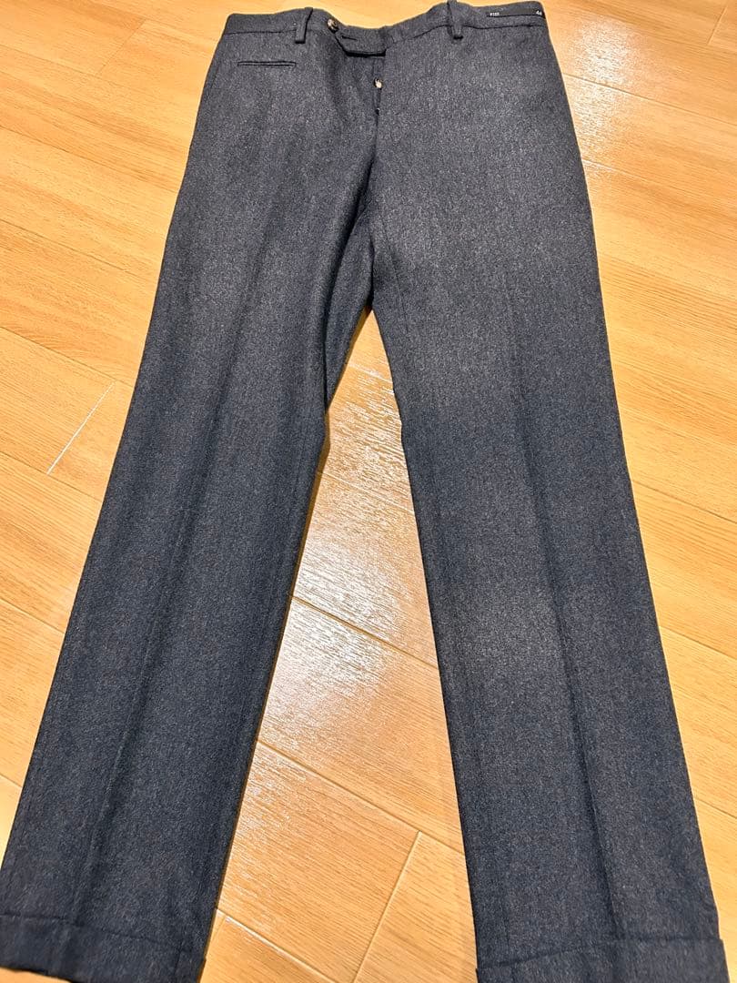 未使用　PT01 スーパースリムフィット　ストレッチ　トラウザーズ　フランネル