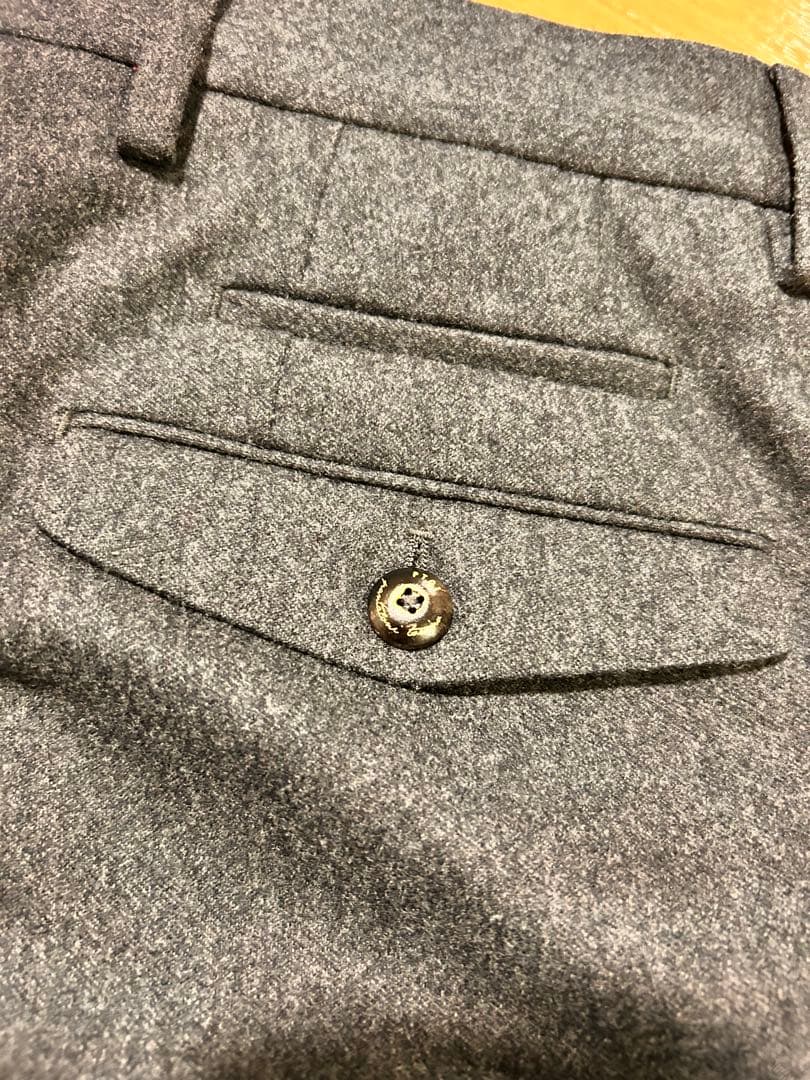 未使用　PT01 スーパースリムフィット　ストレッチ　トラウザーズ　フランネル