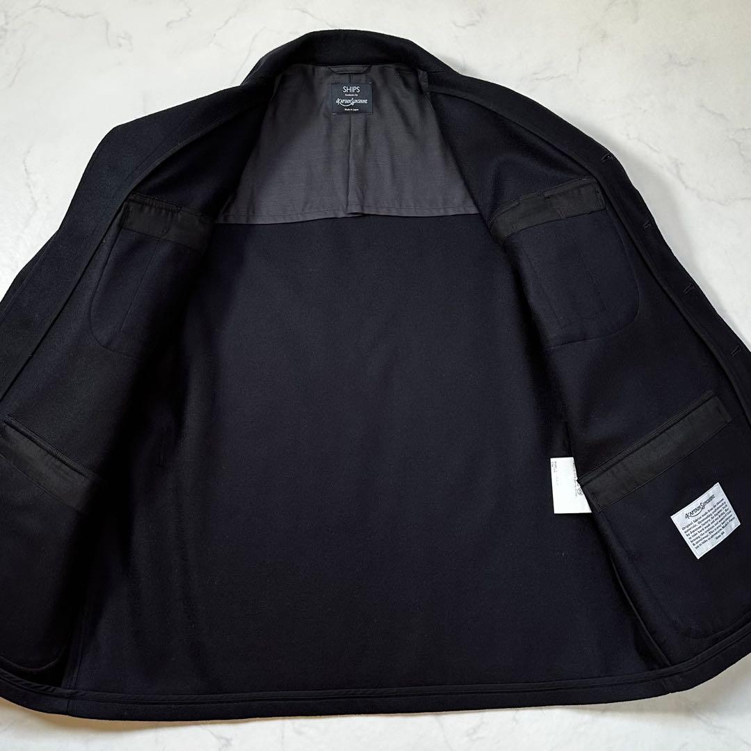 未使用級◎SHIPS キャプテンサンシャイン ファティーグジャケット 濃紺 40
