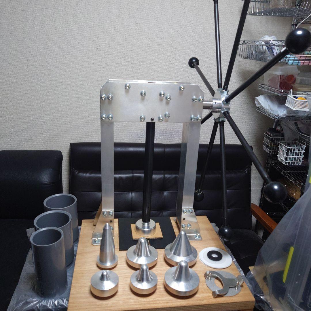 Ashtaka製 菌糸プレス機 Type30T＋アタッチメントセット