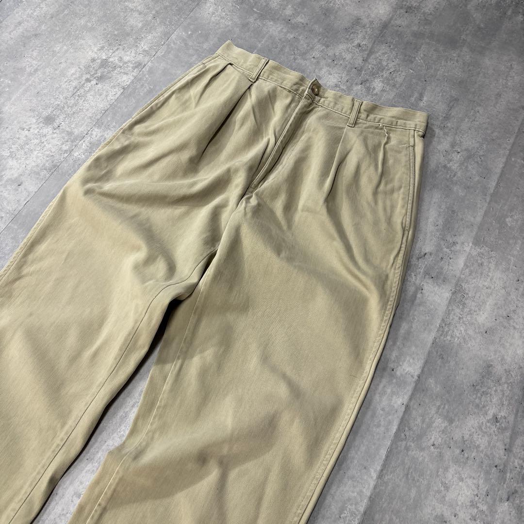 90s’ Polo by Ralph Lauren コットンチノパンツ USA製