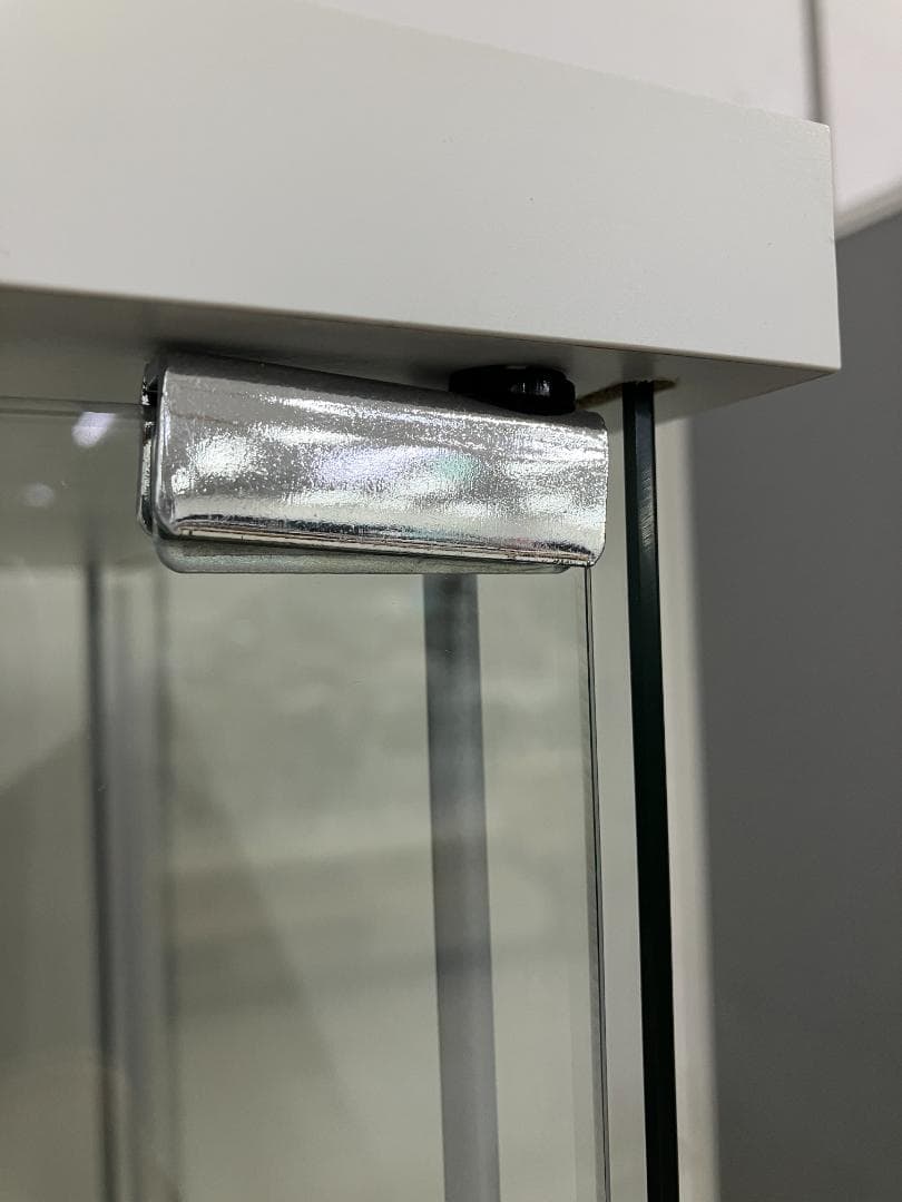 IKEA ガラスショーケース 飾り棚 DETOLF ホワイト