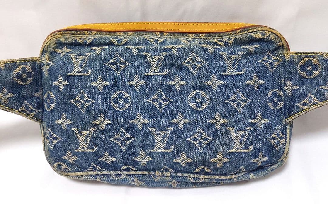 状態良好 デニム ボディバッグ バムバッグ ウエストバッグ ウエストポーチ 希少