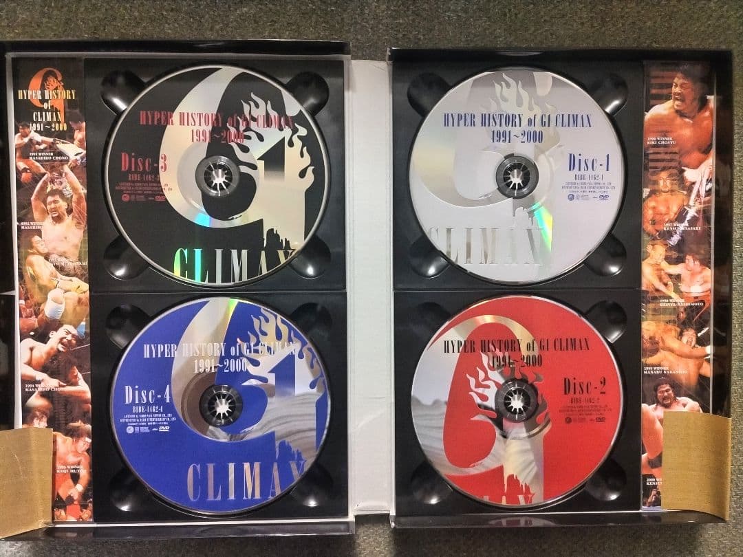 希少品 新日本プロレス公式DVD HYPER HISTORY of CLIMAX