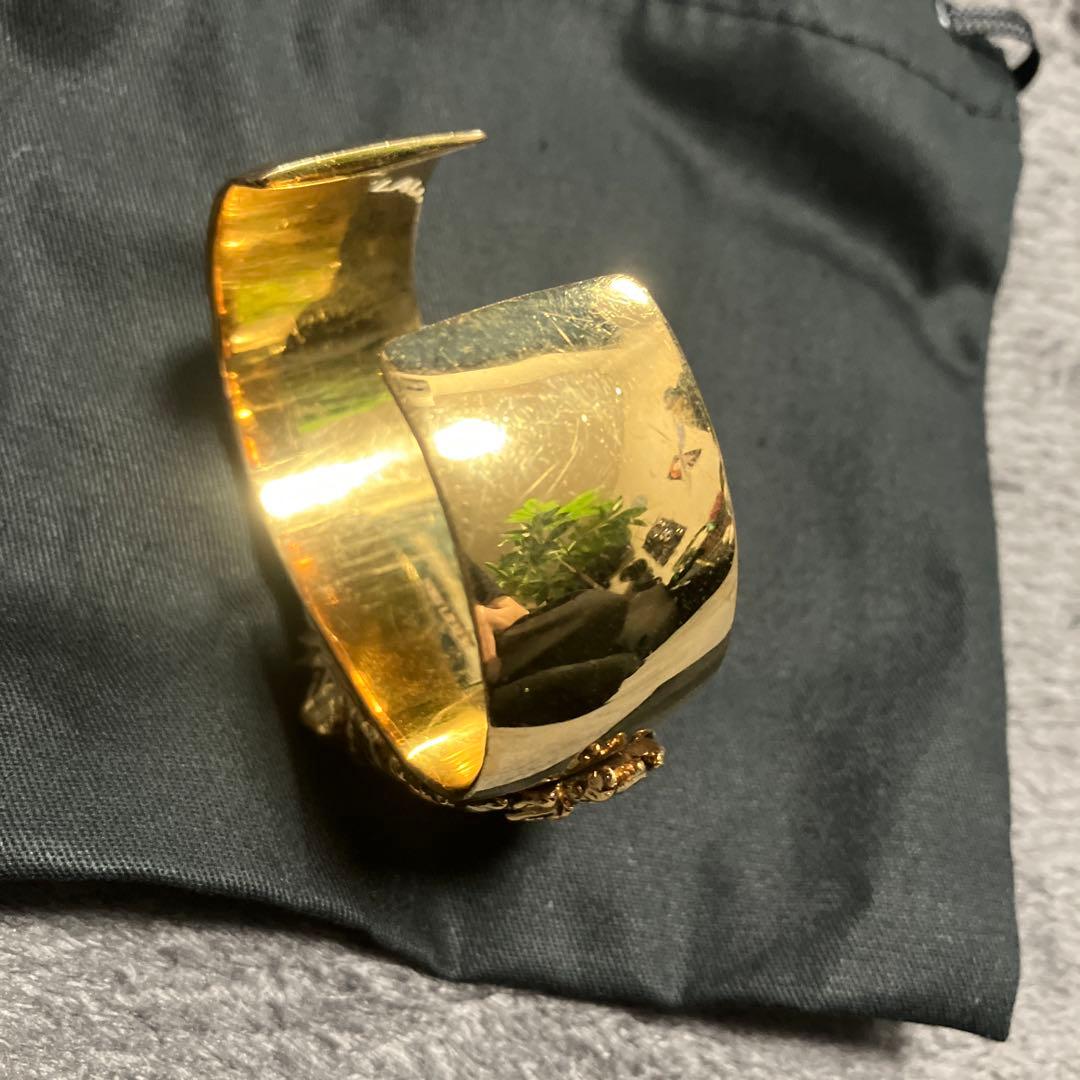 サンローラン　ライオン　バングル　アニマル