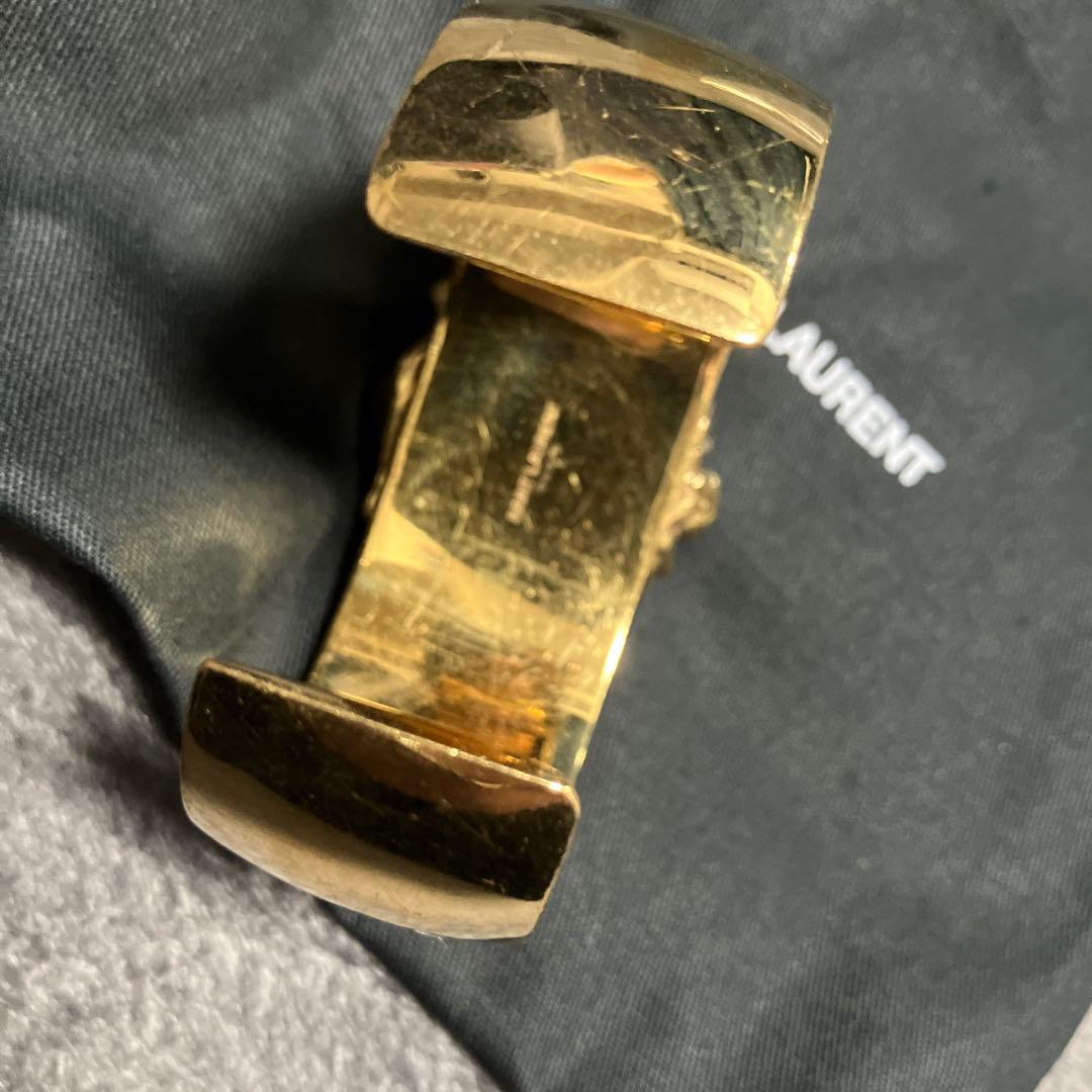 サンローラン　ライオン　バングル　アニマル