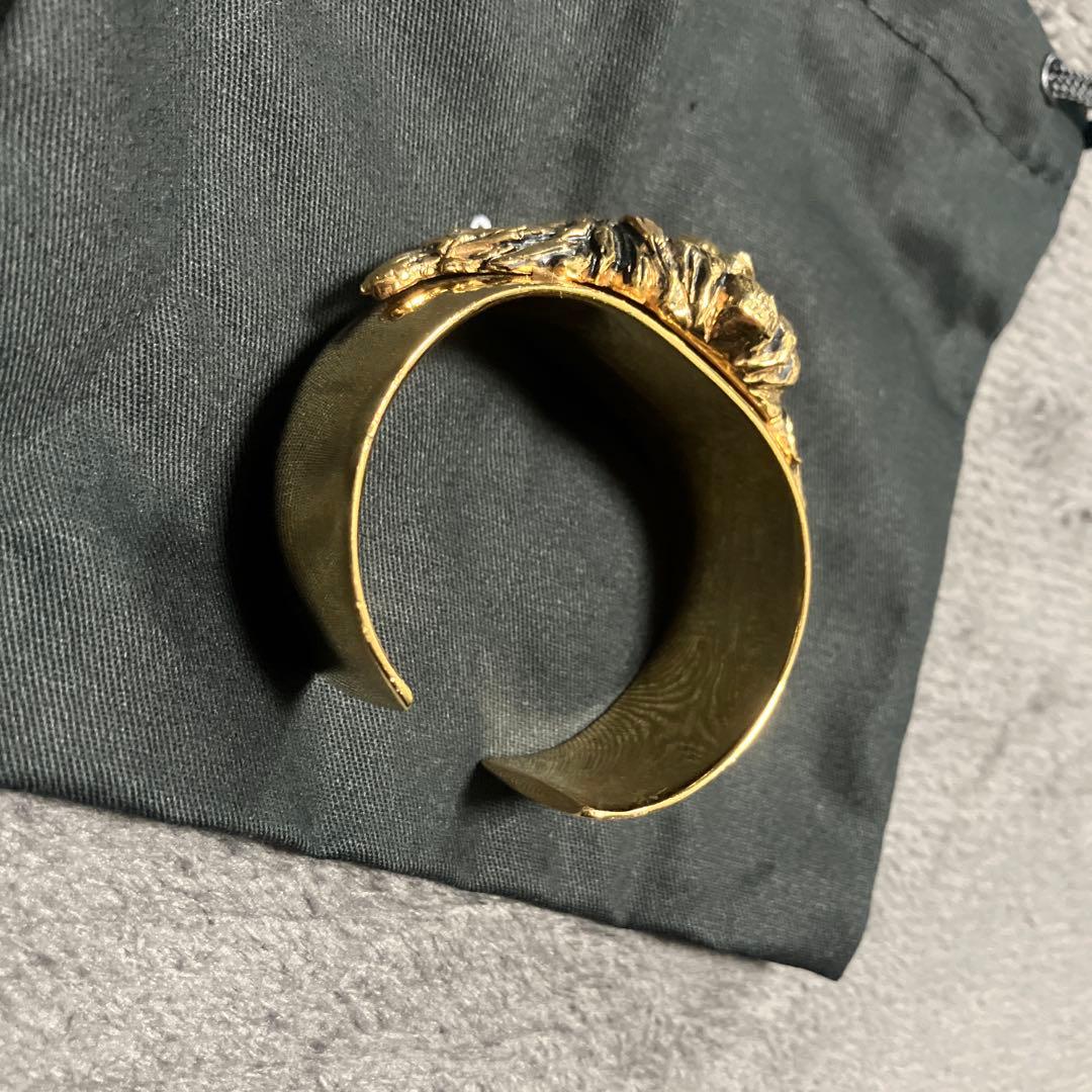 サンローラン　ライオン　バングル　アニマル