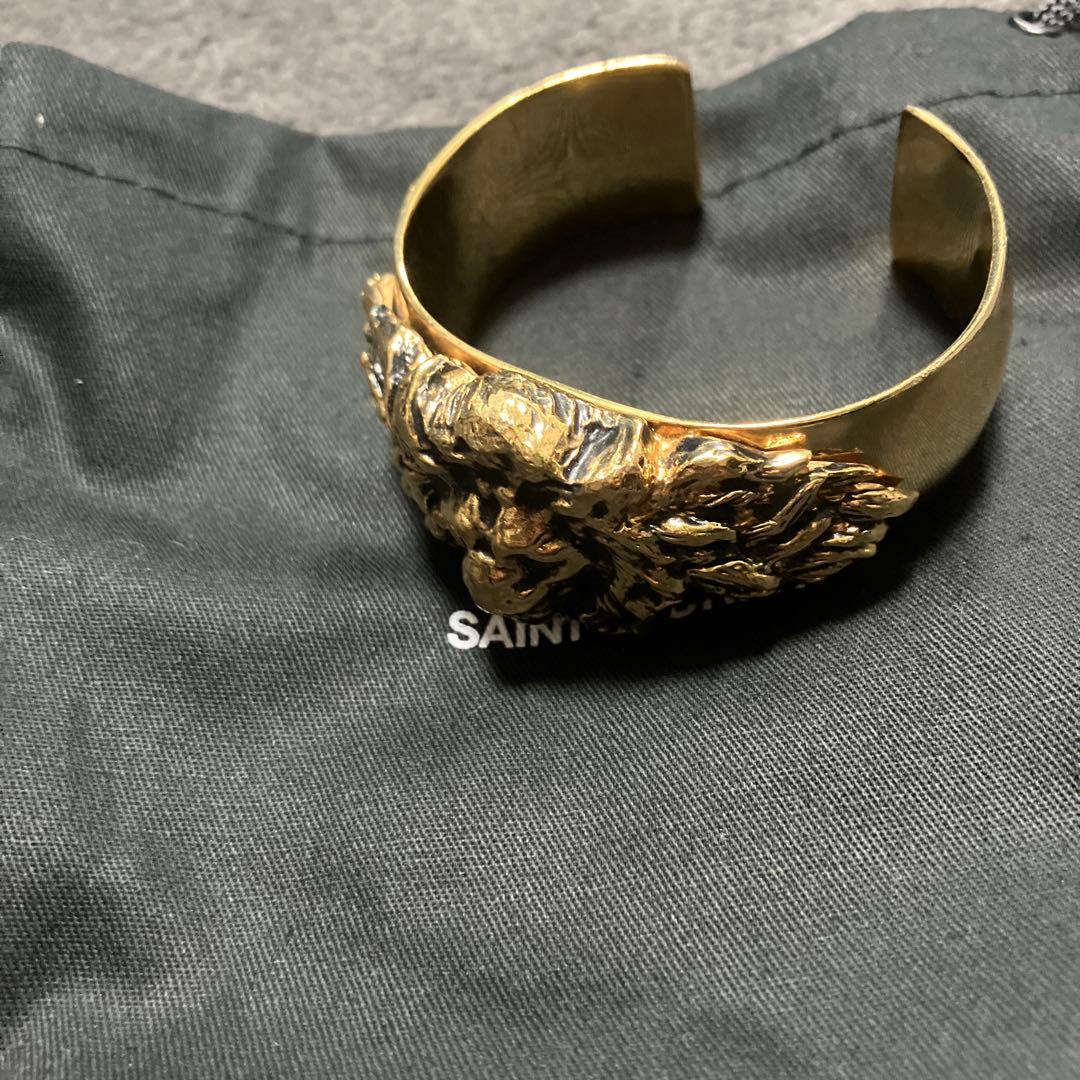 サンローラン　ライオン　バングル　アニマル