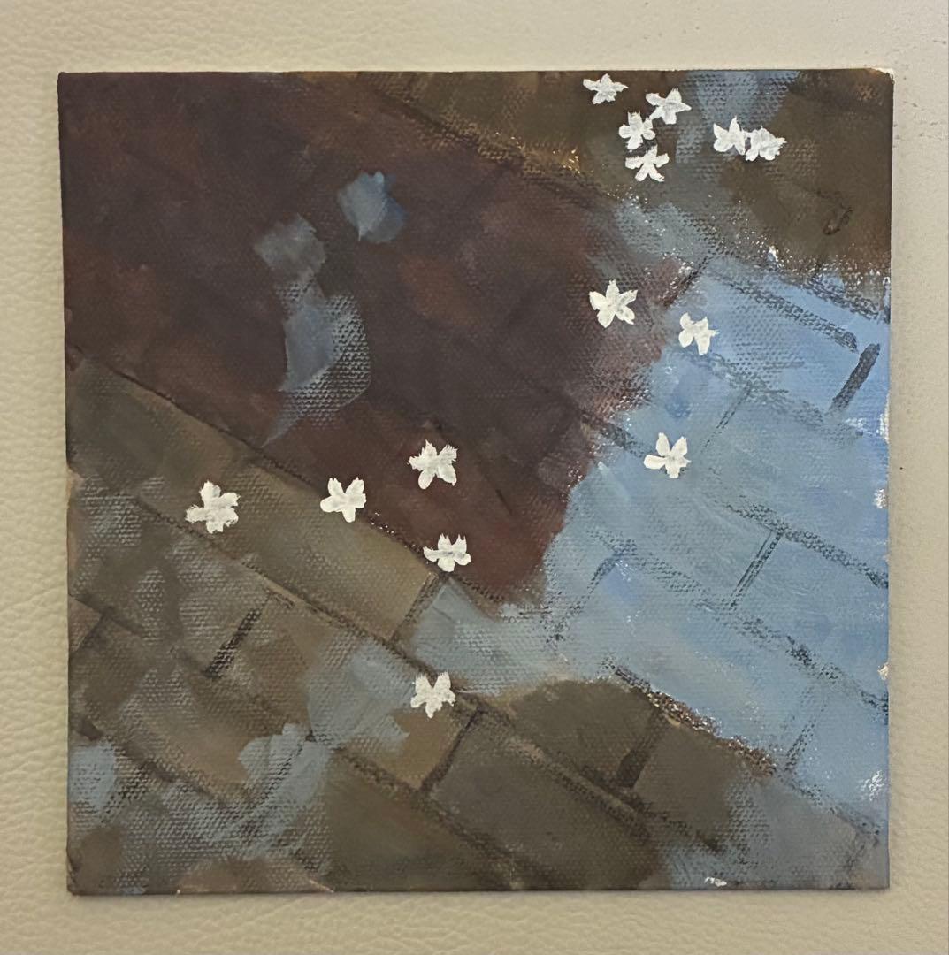 アクリル画　風景　1136