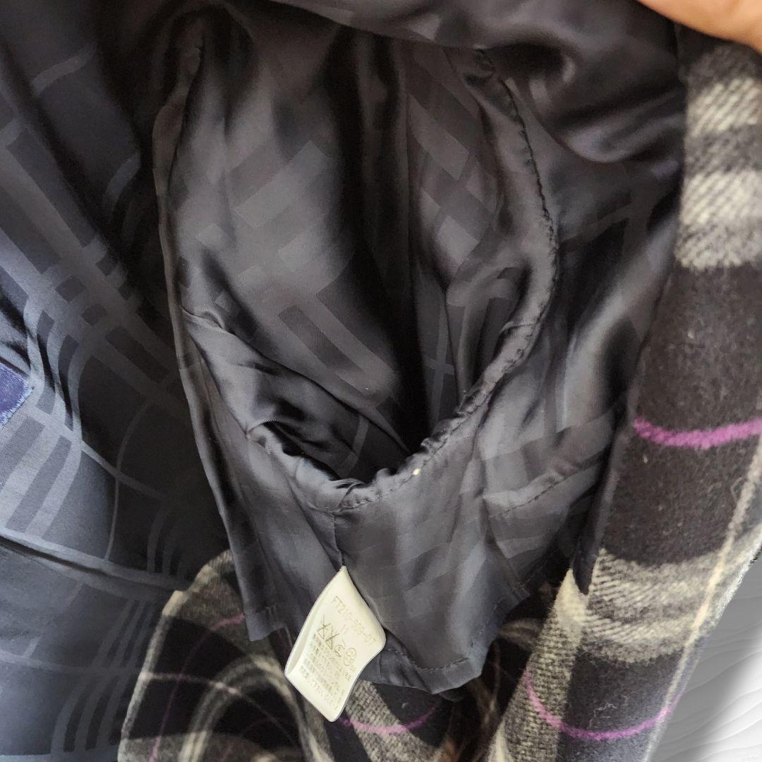 【美品】BURBERRY London ショートコート レディース カシミヤ混