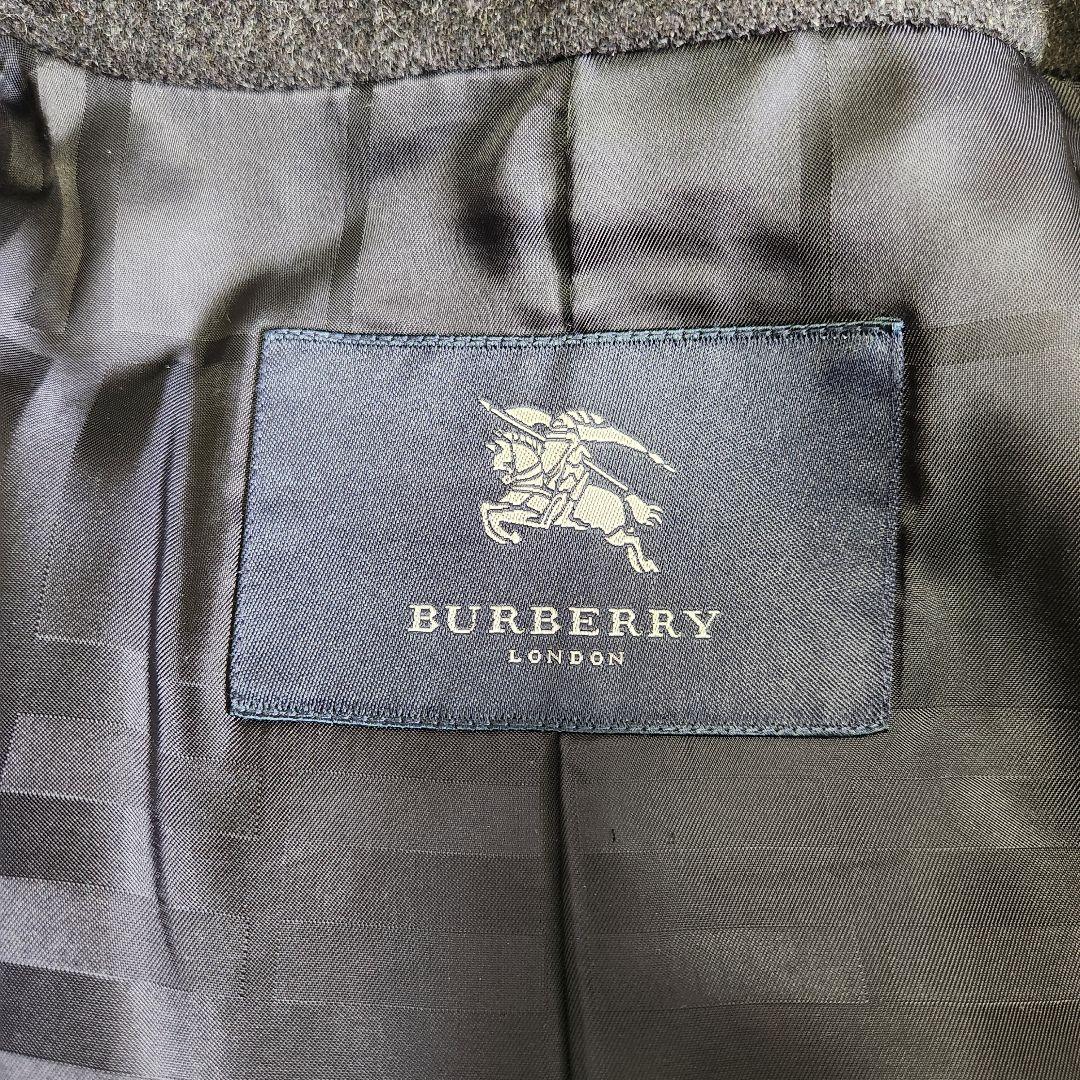 【美品】BURBERRY London ショートコート レディース カシミヤ混