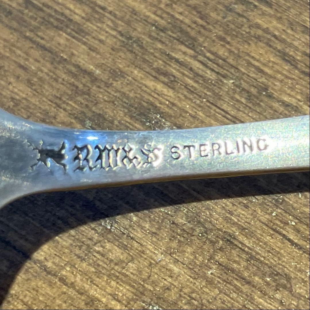 【純銀 スターリングシルバー】スプーン6本