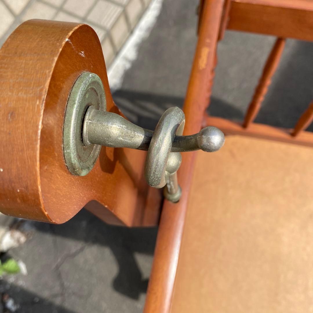 【希少品】アンティーク　ベビーベッド　ゆりかご　レトロ