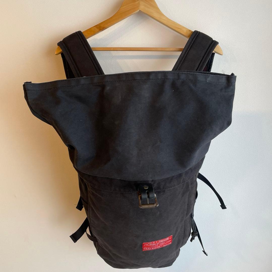 filson バッグ　リュック　バックパック　ロールトップ　ブライドルレザー