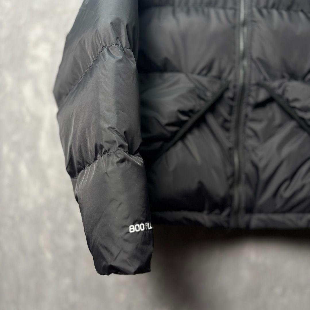 Stussy ジャケット ダウンジャケット 刺繍 Lサイズ グレー/ブラック