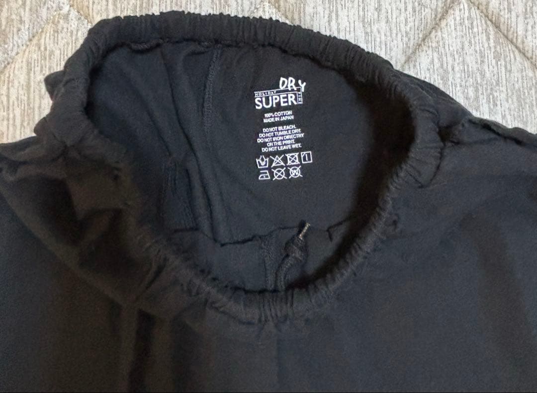 holiday スーパーファインドライフリルパンツ　黒