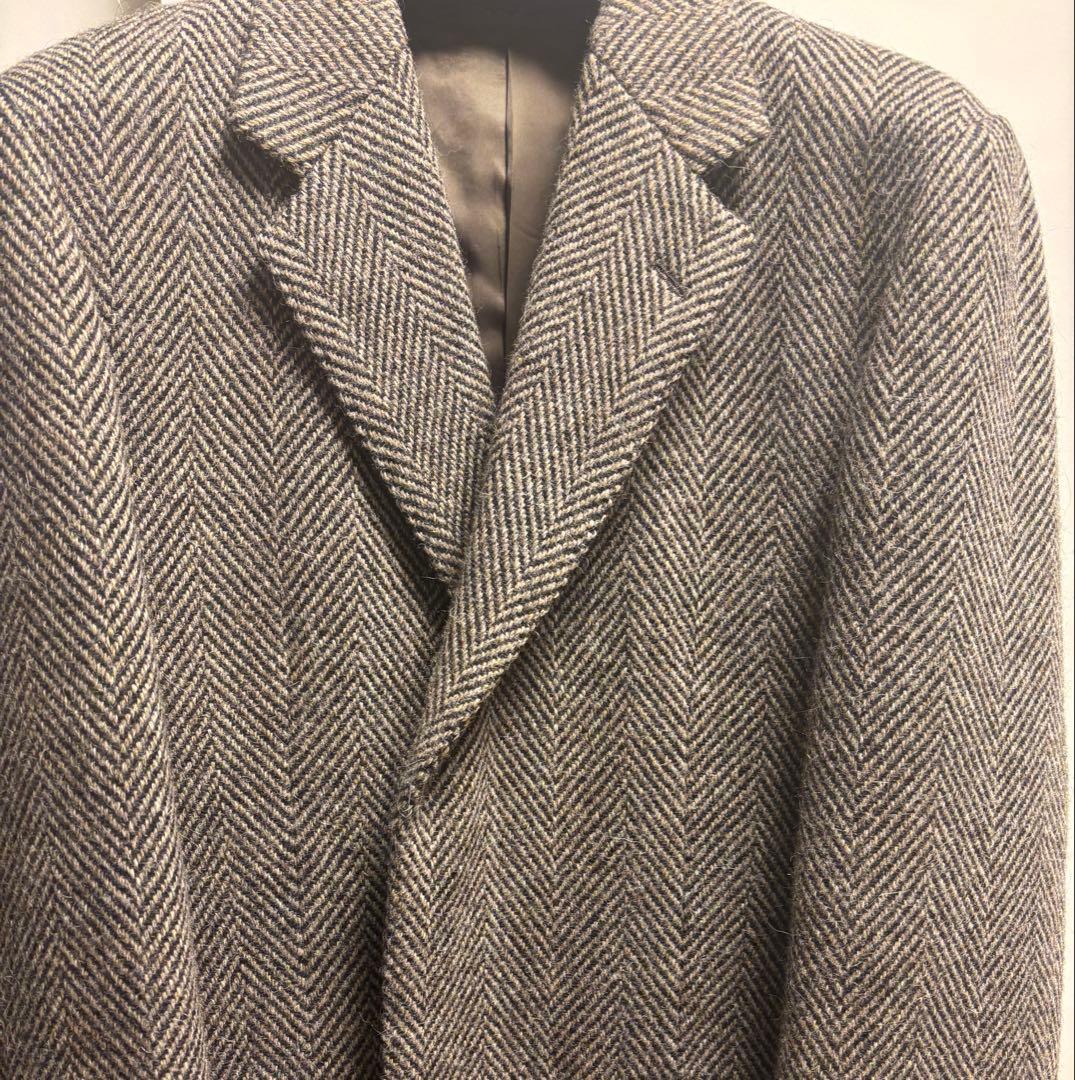 ジャケット・アウター AURALEE LAMA SHETLAND WOOL TWEED JACKET