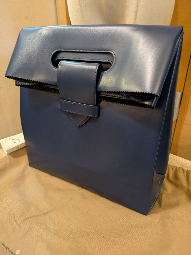 未使用近　ゴールデングース　本革　リュック　ショルダー　カジュアル 5way