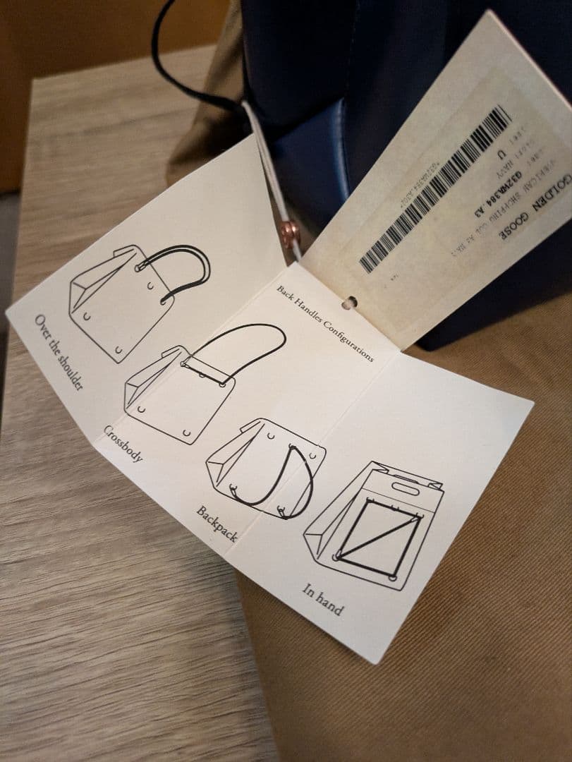 未使用近　ゴールデングース　本革　リュック　ショルダー　カジュアル 5way