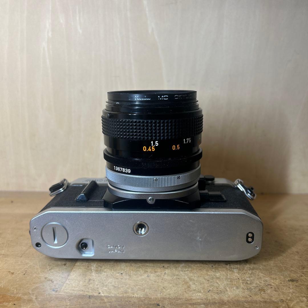 Canon AE-1+FD 50 f1.4 SSC 鳴きなし完動極美品