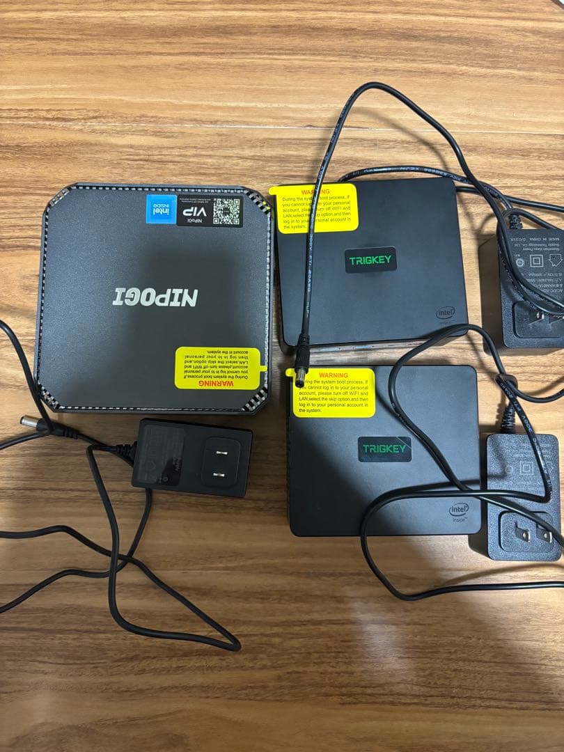 NIPO-01 TRIGKEY ミニPC 3台セット