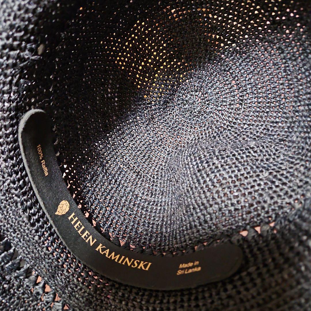 HELEN KAMINSKI（ヘレン カミンスキー）ラフィア　ツバ広　ハット　黒