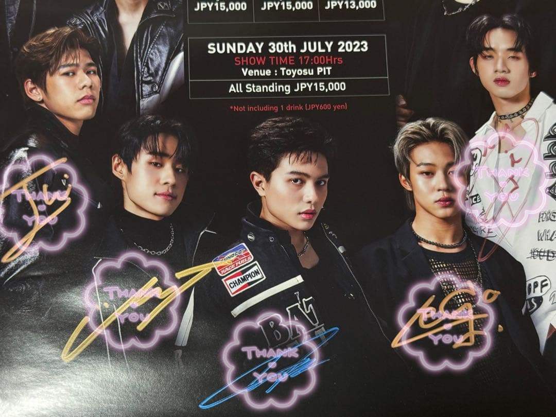 GMMTV MUSICON LYKN GEMINI 直筆 サイン入り ポスター