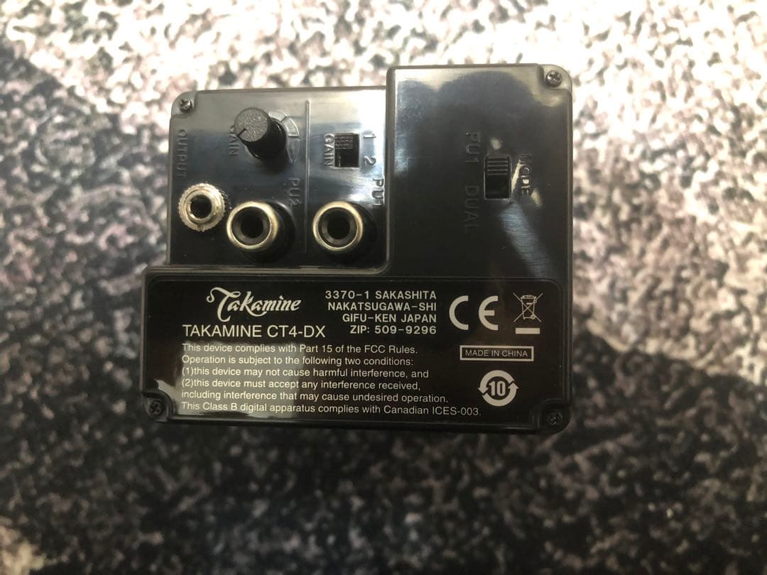 Takamine CT4-DX エフェクター