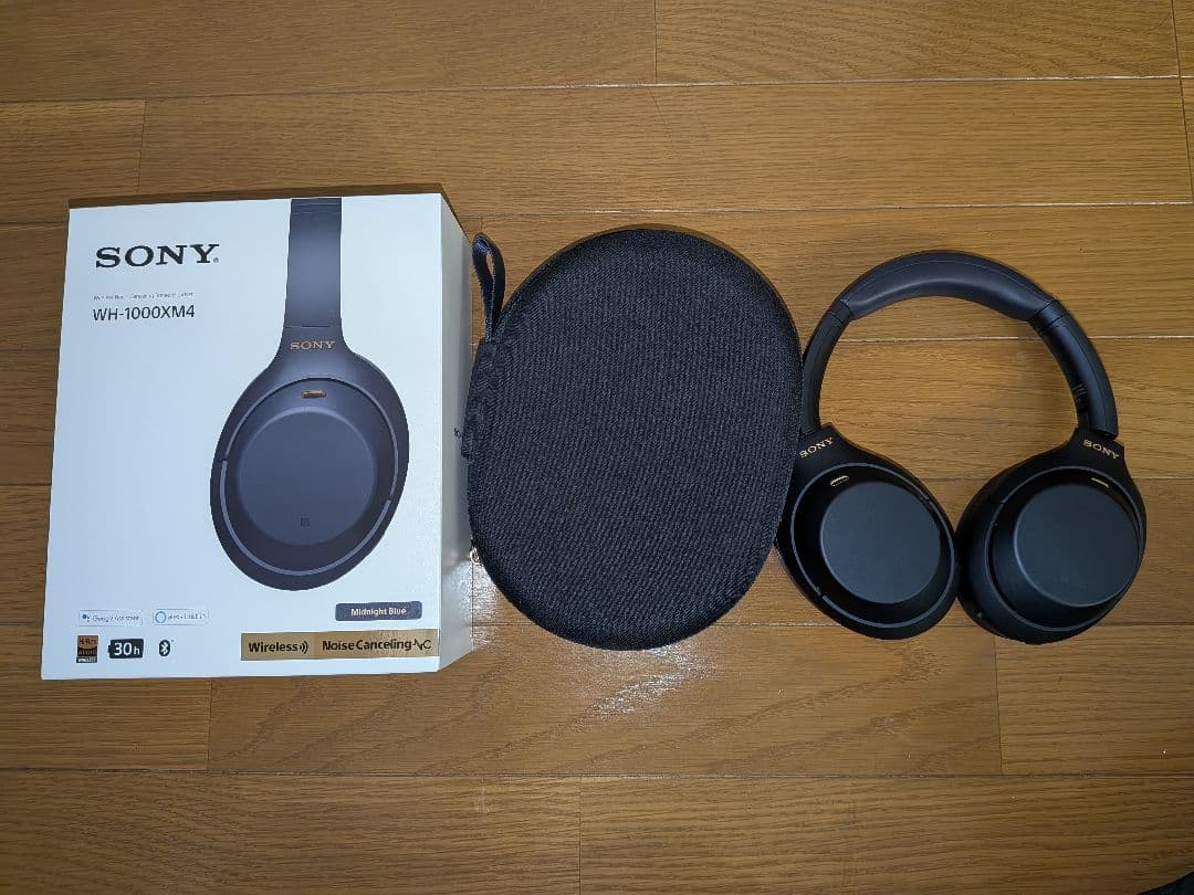 SONY WH-1000XM4 ワイヤレスヘッドホン Midnight Blue