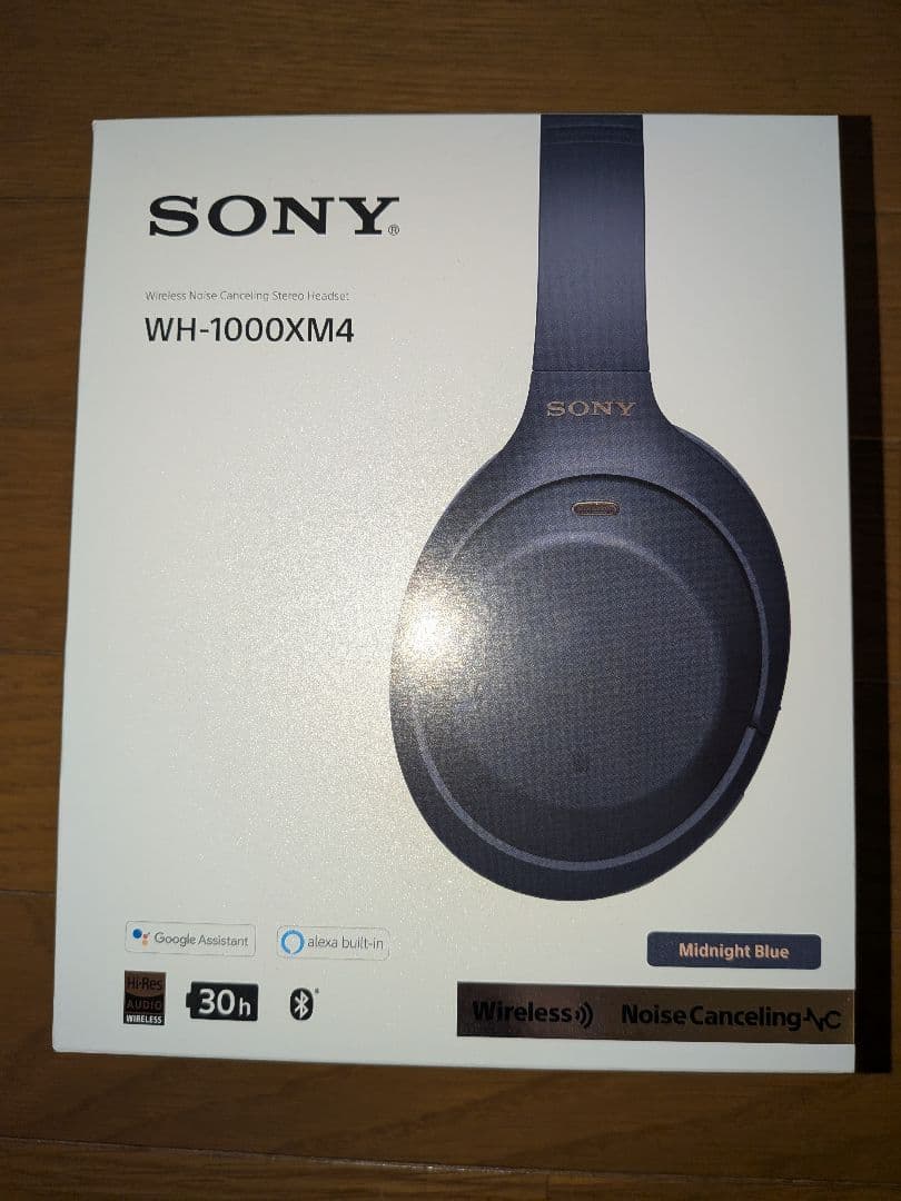 SONY WH-1000XM4 ワイヤレスヘッドホン Midnight Blue