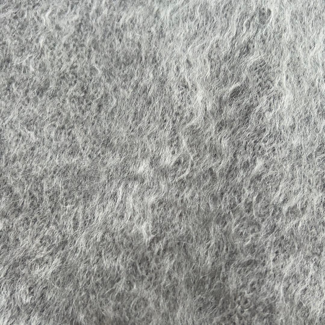 com·arch コムアーチ モヘア混 ニット　ベスト グレー 日本製