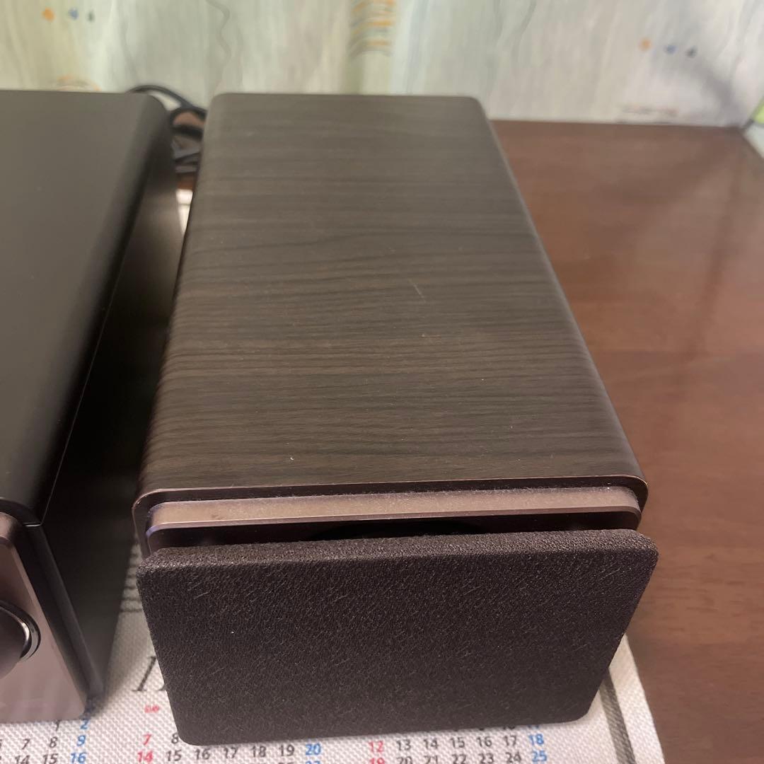 【2023年製】JVCケンウッド EX-S55-T ウッドコーン ブラウン