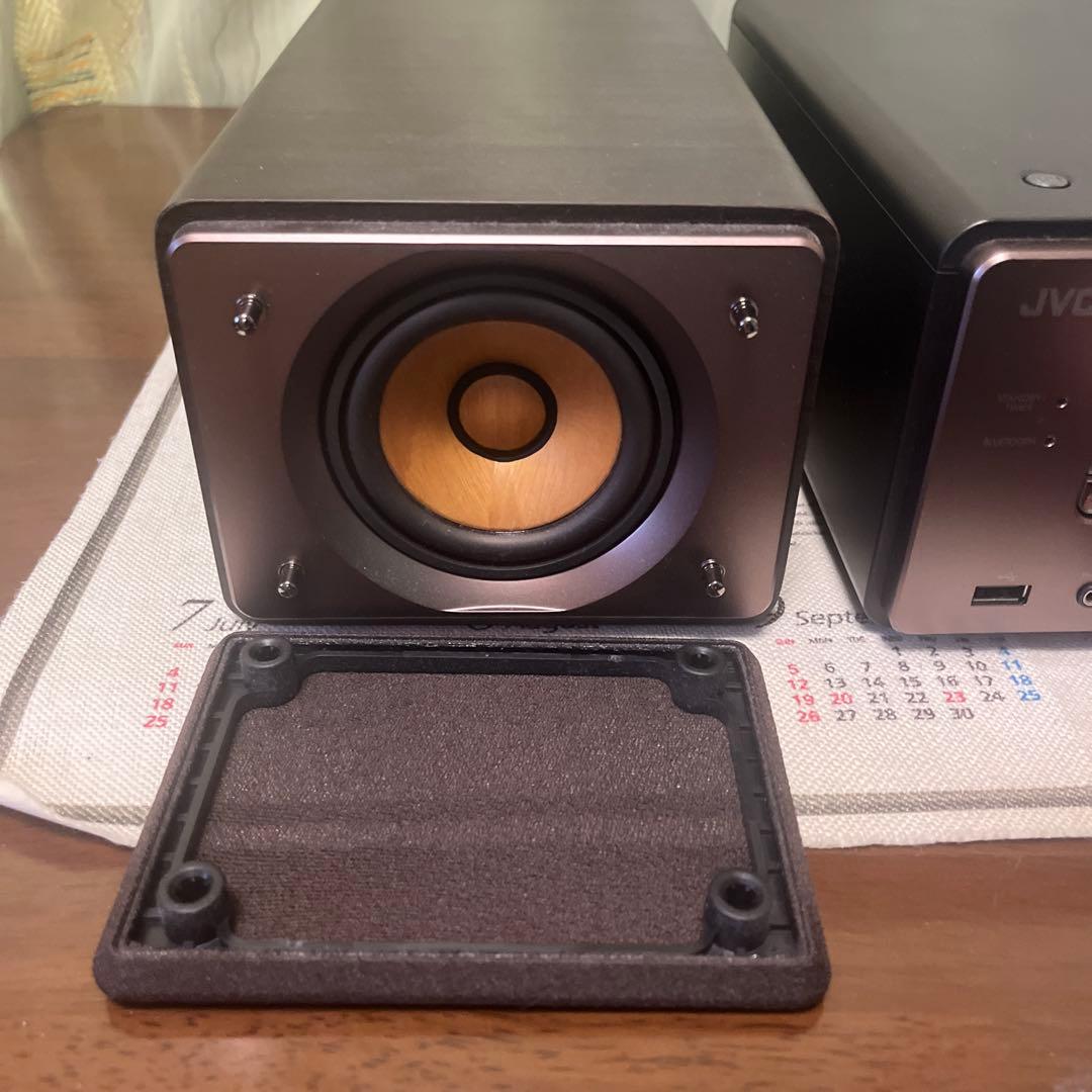 【2023年製】JVCケンウッド EX-S55-T ウッドコーン ブラウン