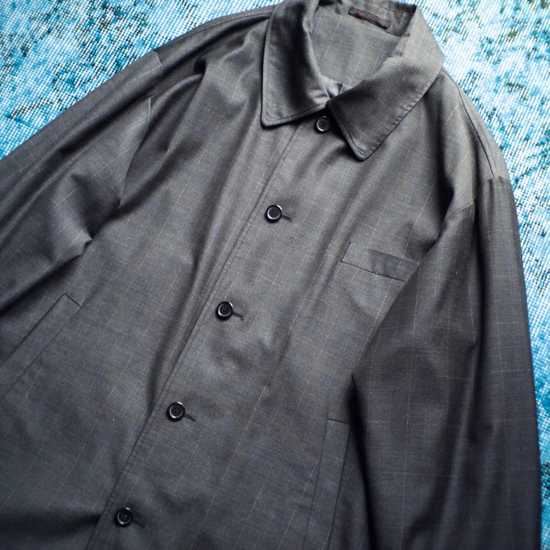 ジャケット・アウター 80s 90s ITALY plaid pattern coat EURO