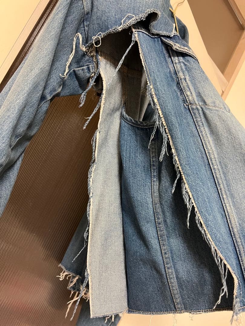 ジャケット・アウター PERVERZE cover wide denim jacket