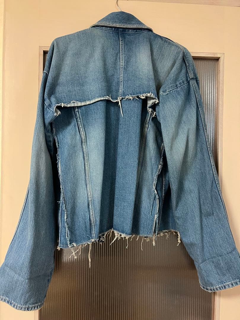 ジャケット・アウター PERVERZE cover wide denim jacket