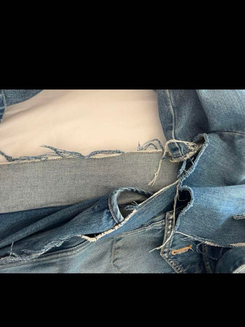 ジャケット・アウター PERVERZE cover wide denim jacket