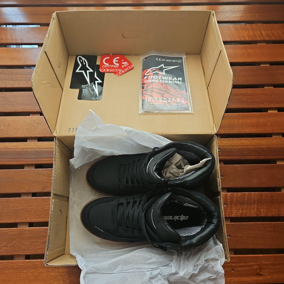 Alpinestars ブラック ハイカットシューズ