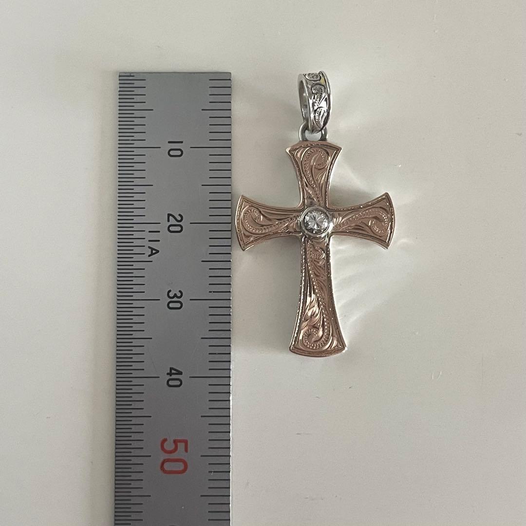 ハワイアンジュエリー Lono シルバー×ピンクゴールドネックレスチャーム