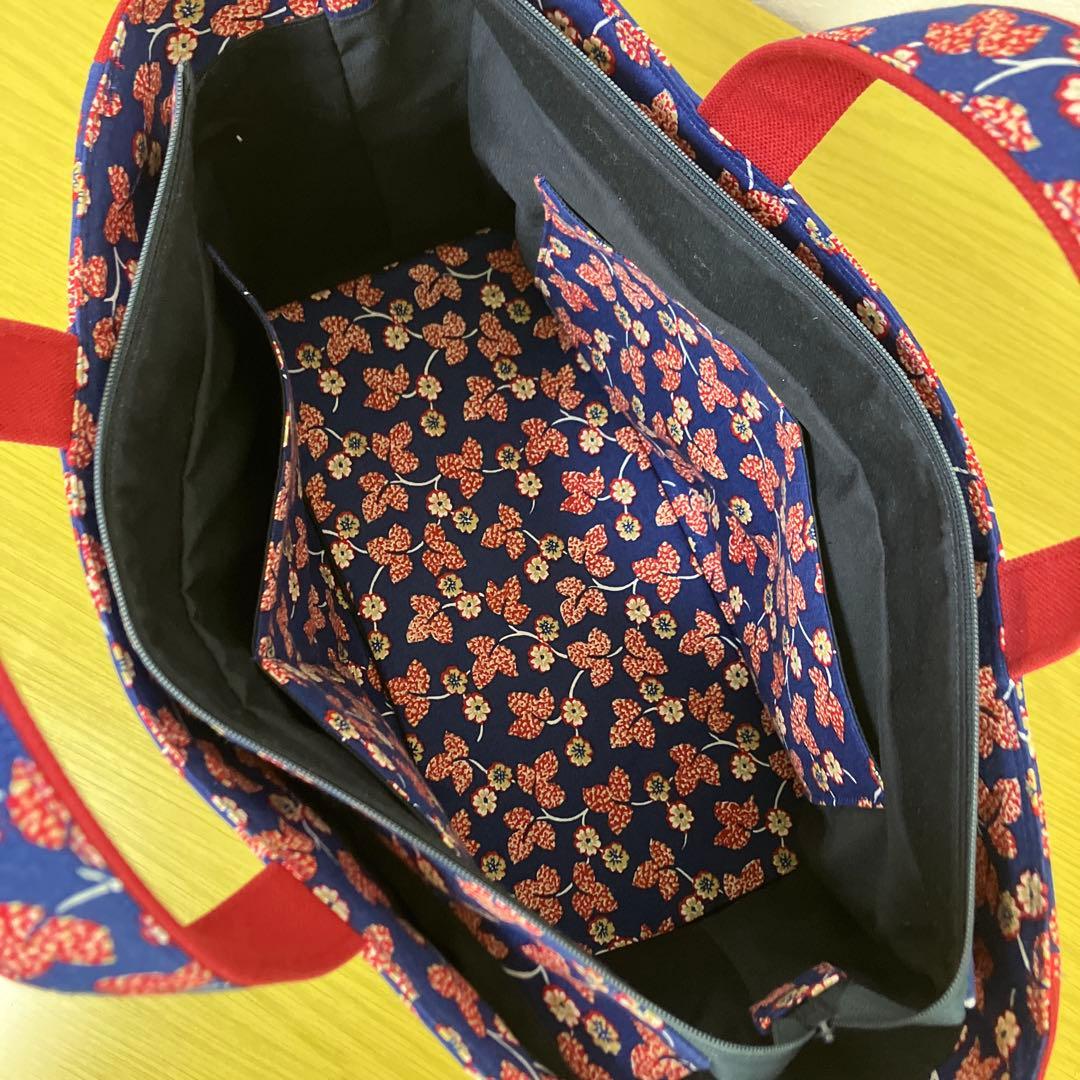 ソレイアード　帆布　あおりポケット　トートバック　ビジネスバック　ポーチ　Dカン