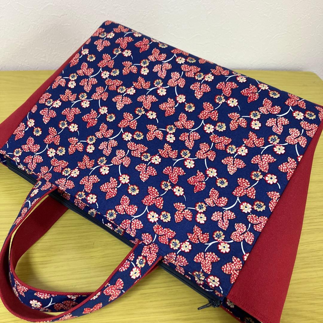 ソレイアード　帆布　あおりポケット　トートバック　ビジネスバック　ポーチ　Dカン