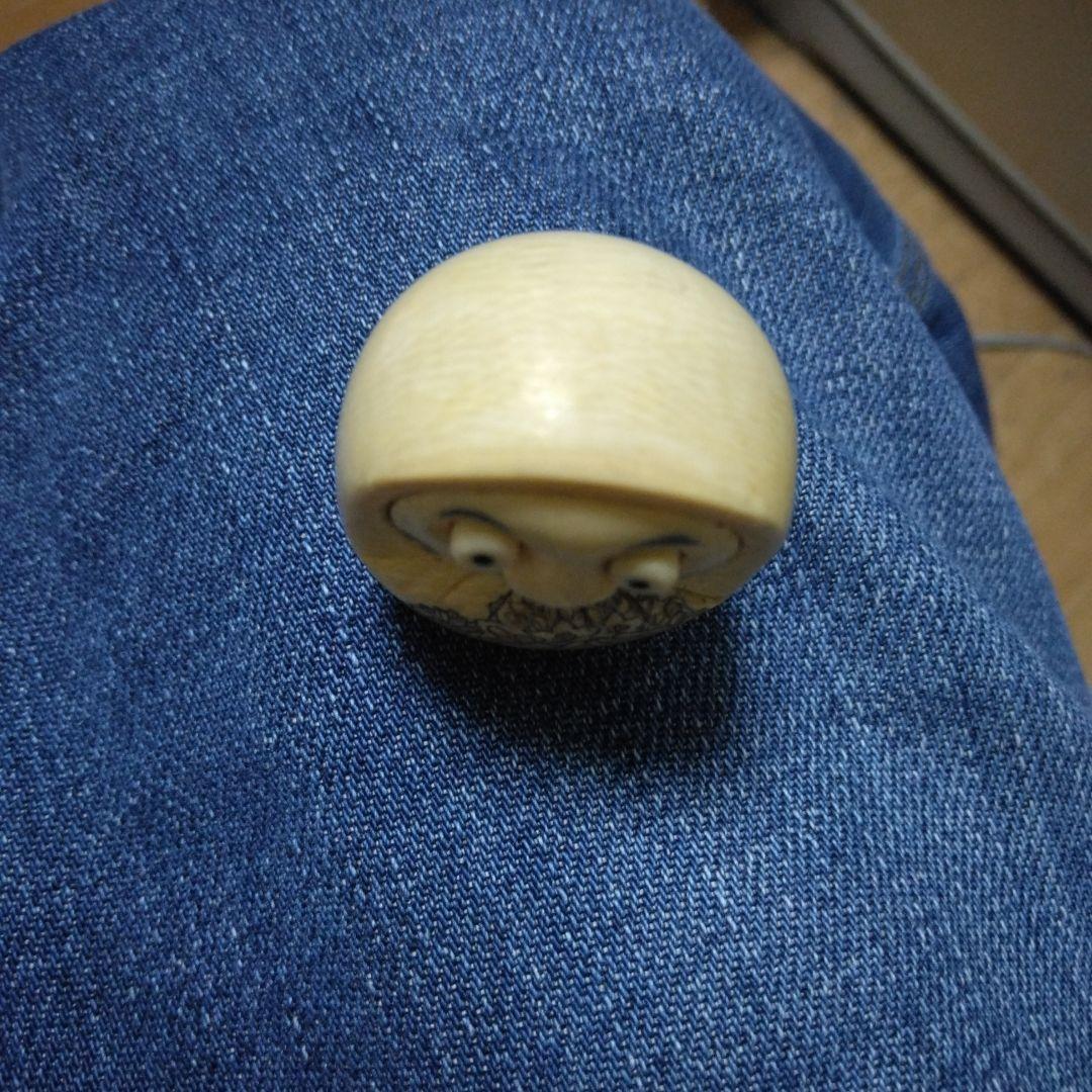 名匠『良舟』象牙調ストラップヘッド　象牙ではありません！
