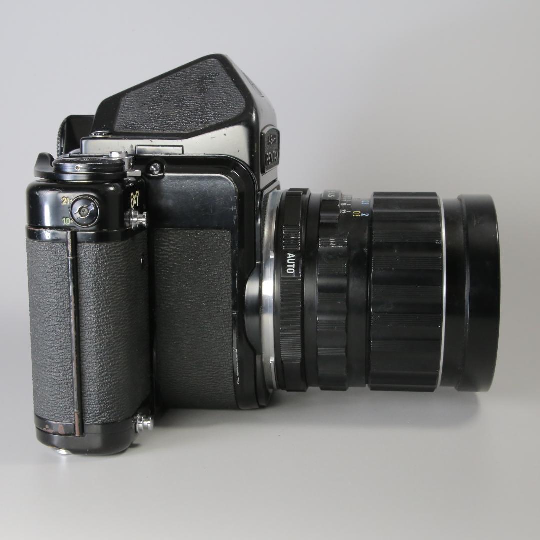 ☆良品☆PENTAX 6×7　TTL　バケペン　75ｍｍF4.5　＃191