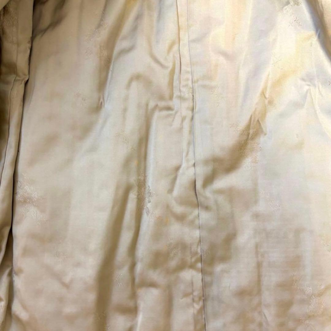 EMBA エンバ　フォックスファー　毛皮　コート　ボリューミー　ホワイト系