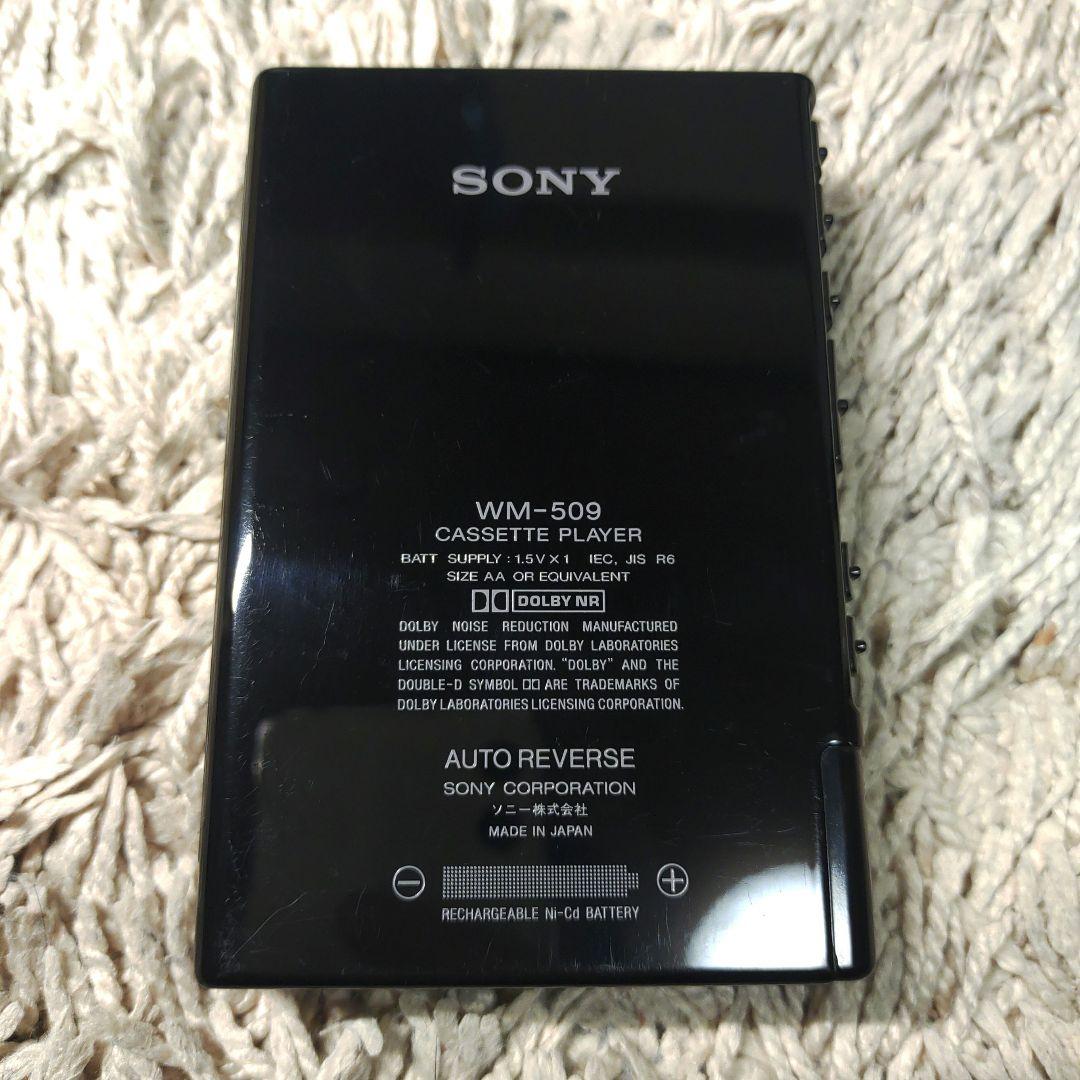 【ジャンク】SONY ソニー WM-509 カセットウォークマン　リモコン付き