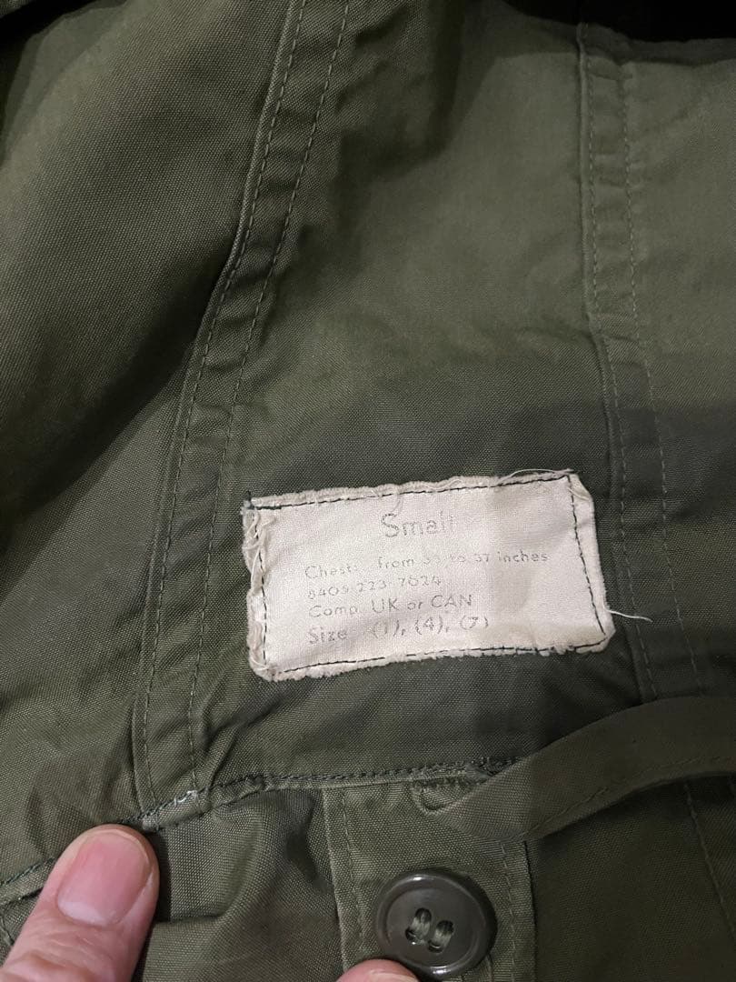 米軍 実物M51 M-51 フィッシュテールパーカー モッズコートS