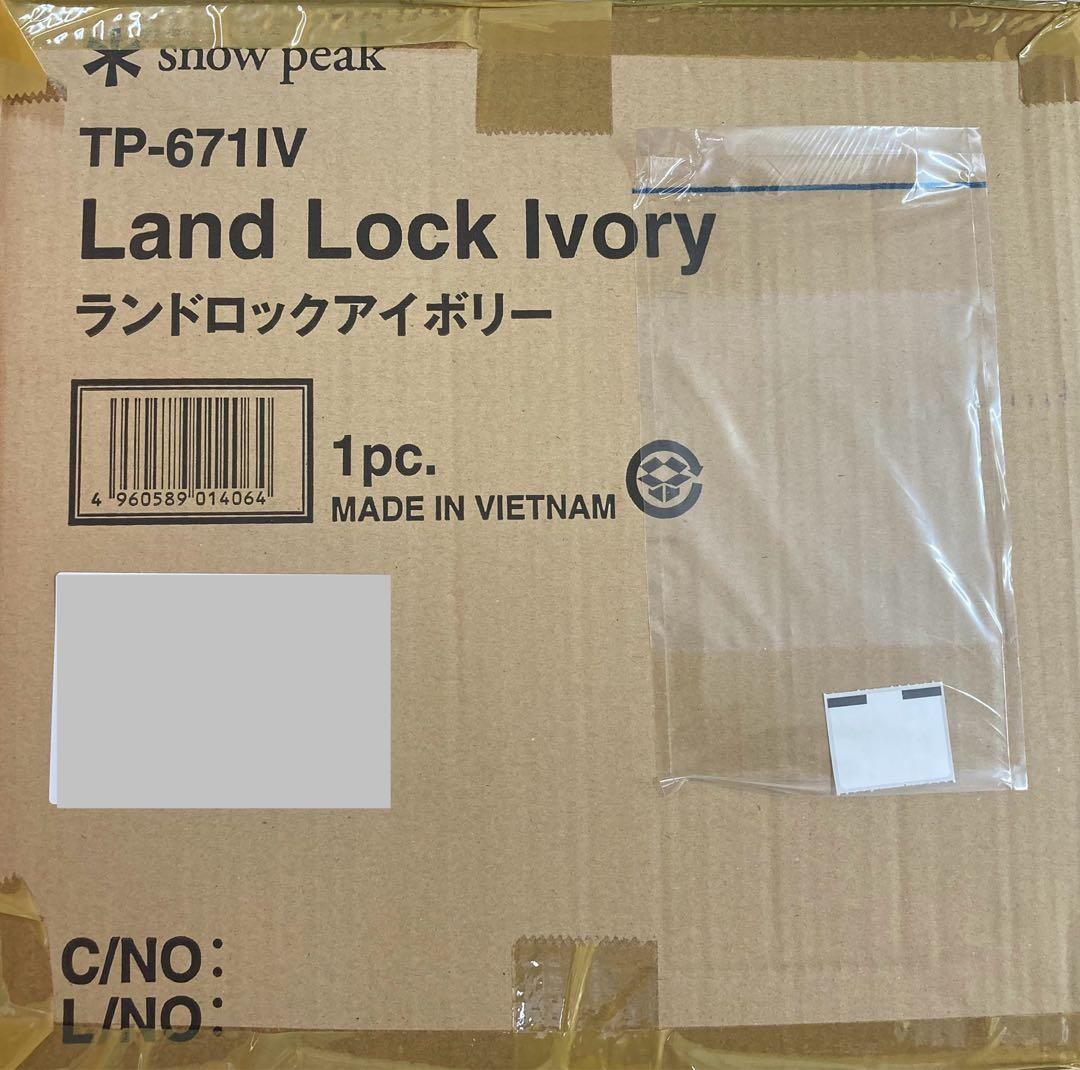テント・タープ  Peak Land Lock Ivory TP-671IV