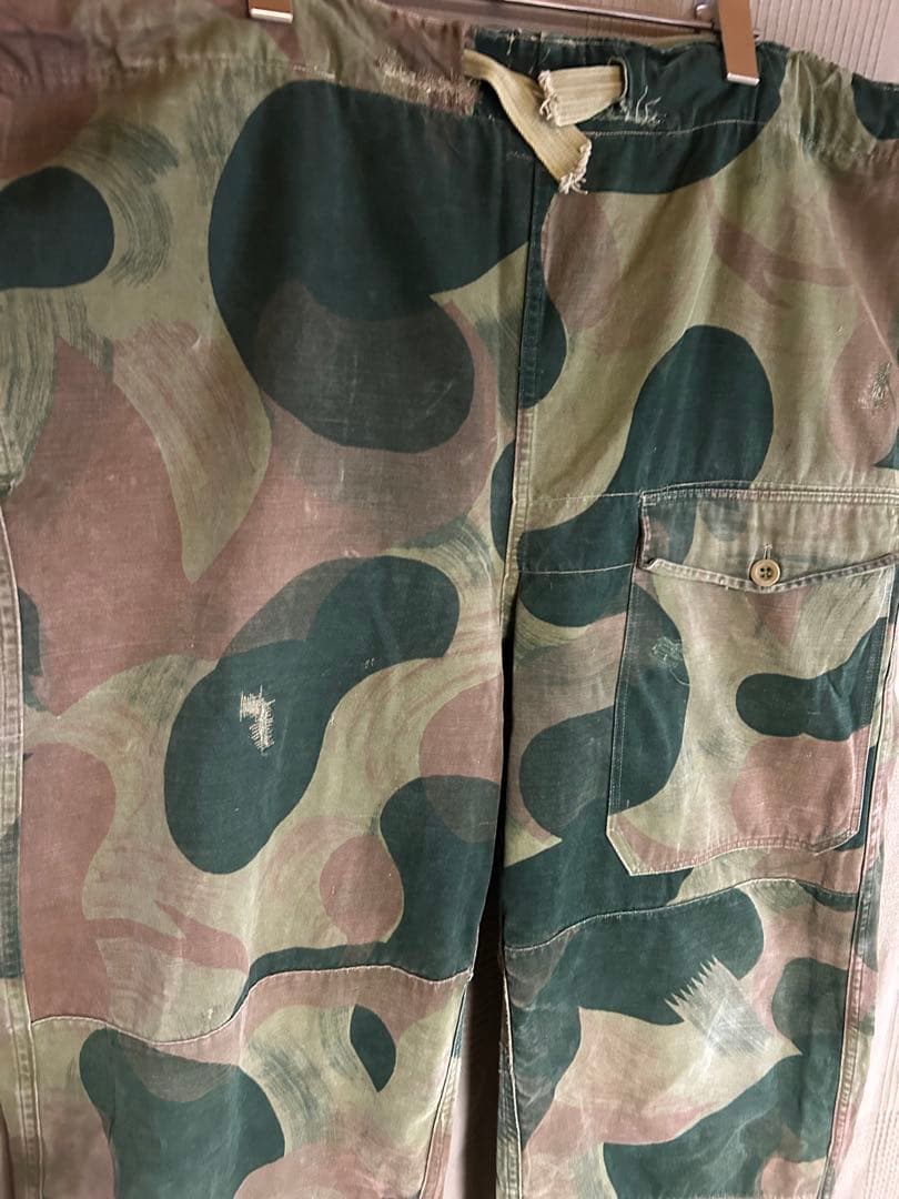 パンツ 50s Brushstroke Camouflage belgium army