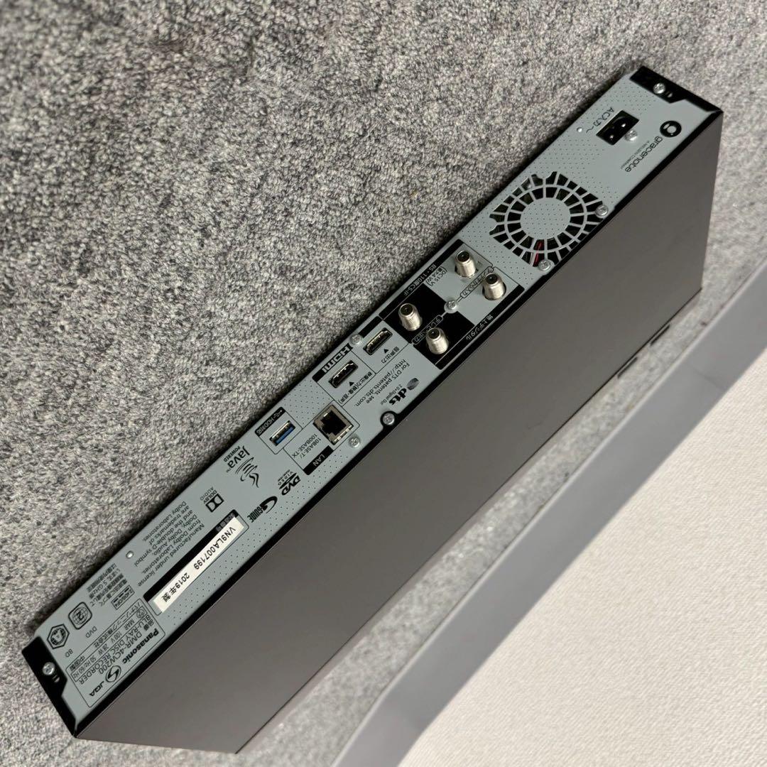 動作品Panasonic DMR-4CW200ブルーレイレコーダー 2019年製