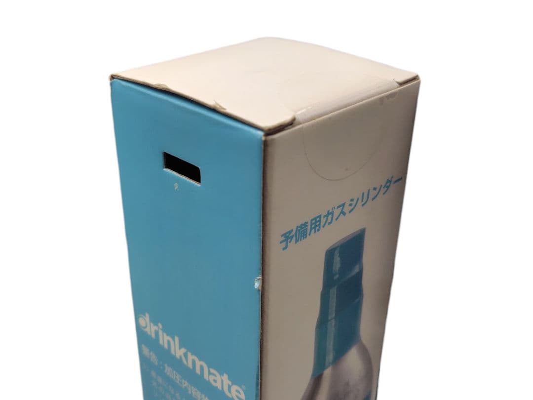 drinkmateドリンクメイトDRM1005 炭酸飲料メーカー　予備ボンベ付